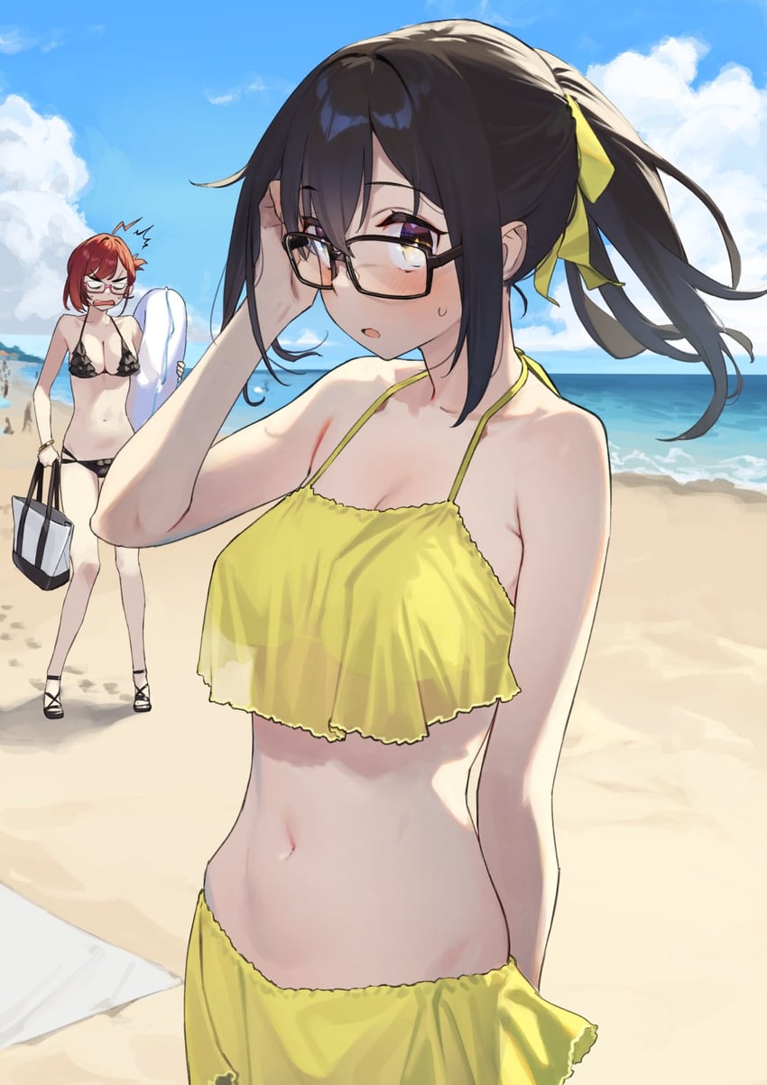 kinshi no ane and kakita (original) drawn by 92m