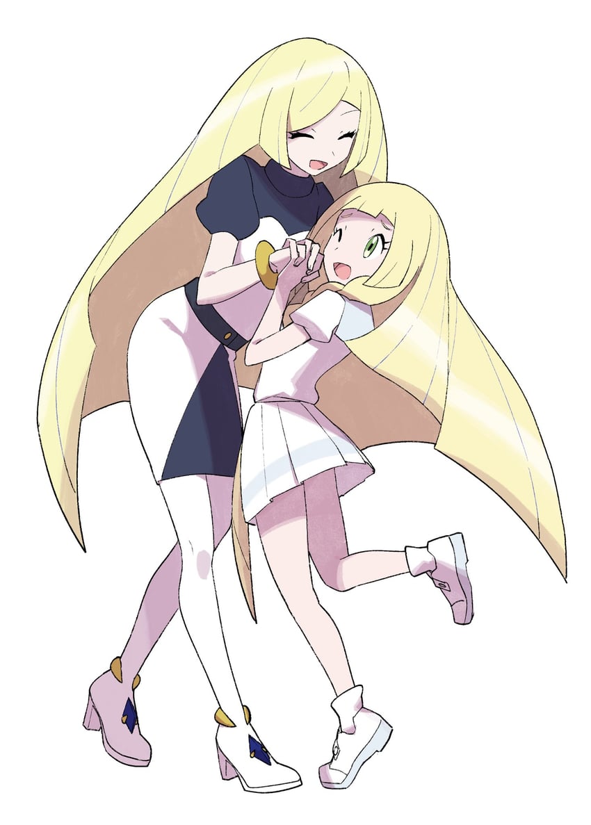 lillie and lusamine (pokemon and 1 more) drawn by himurohiromu