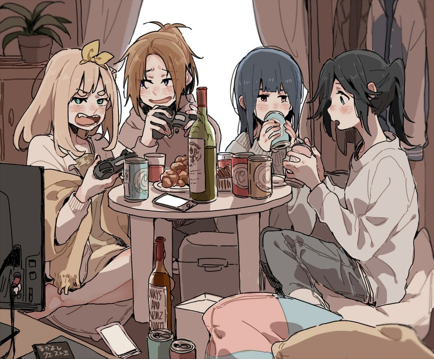 yoroizuka mizore, kasaki nozomi, nakagawa natsuki, and yoshikawa yuuko (hibike! euphonium) drawn by ree_(re-19)