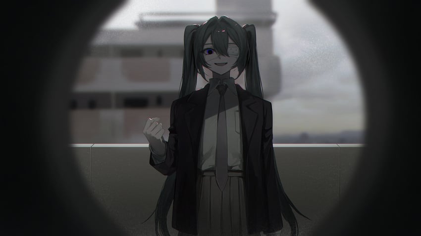 hatsune miku (vocaloid and 1 more) drawn by gae_tteok00