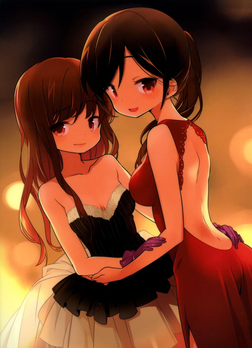 nishi yuuko and tennouji nagisa (a channel) drawn by kuroda_bb
