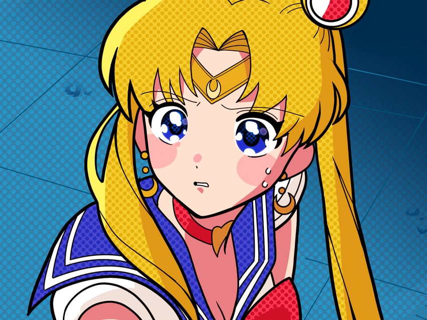 tsukino usagi and sailor moon (bishoujo senshi sailor moon and 1 more) drawn by sugarmonaka