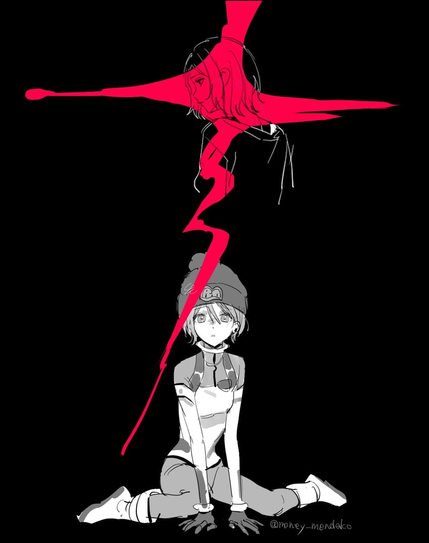 amate yuzuriha and shuji ito (gundam and 1 more) drawn by se_(hanahide)