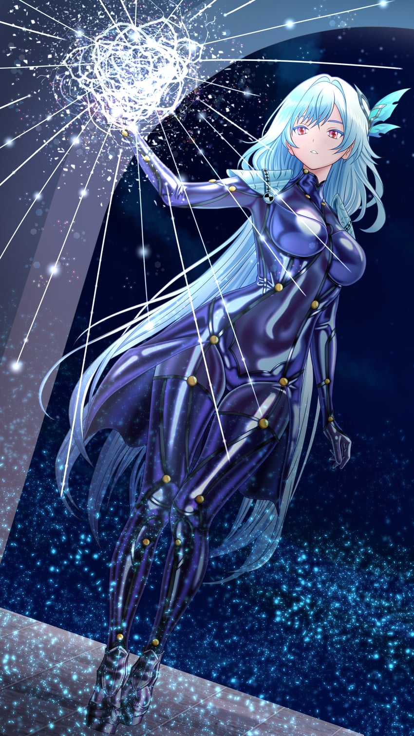 scathach, skirk, and noto mamiko (fate and 2 more) drawn by kstrx-tca