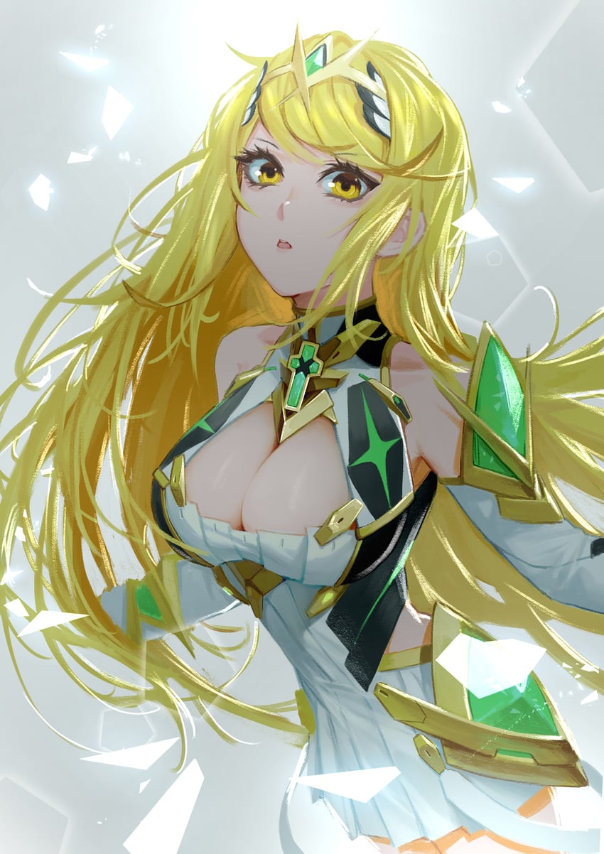 mythra (xenoblade chronicles and 1 more) drawn by danaid_ianad