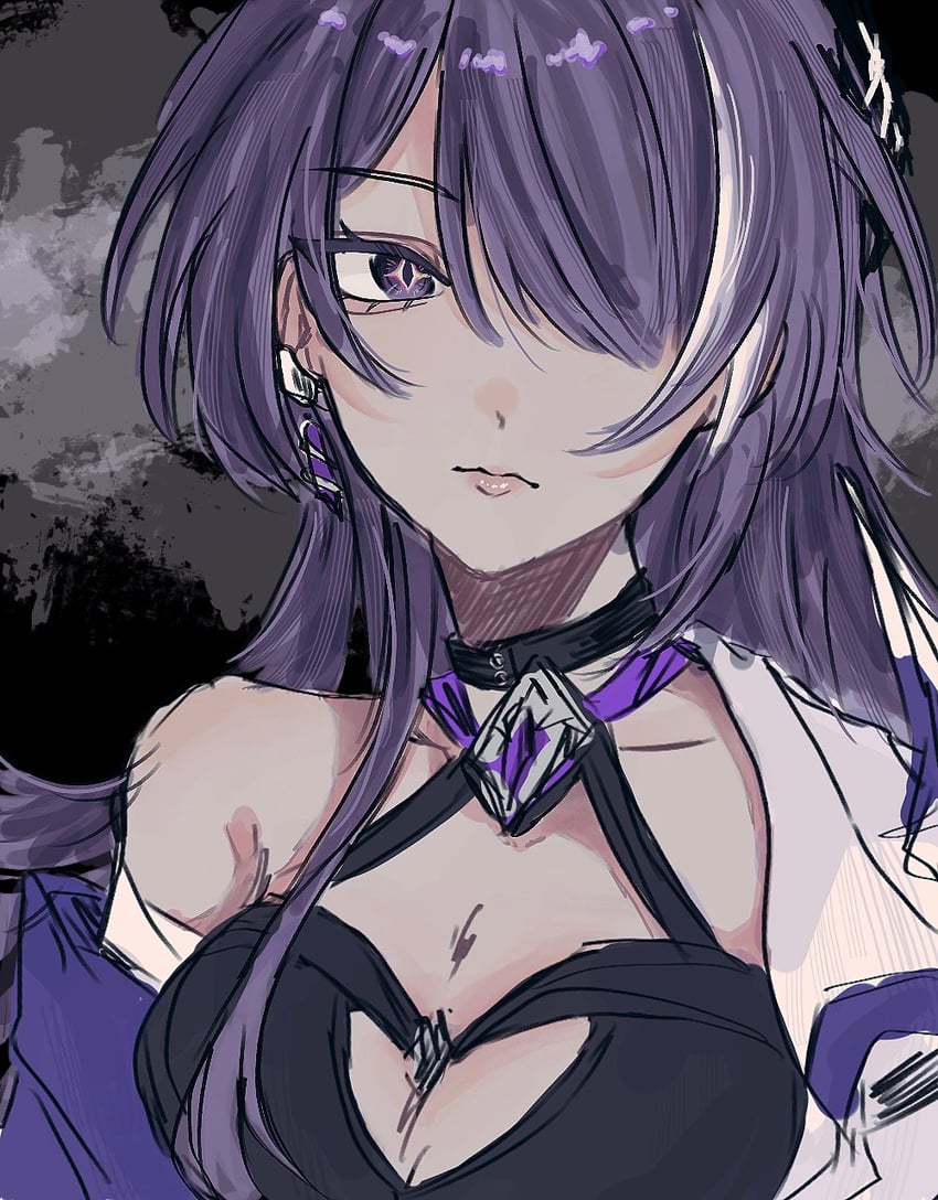 acheron (honkai and 1 more) drawn by vu_uvf