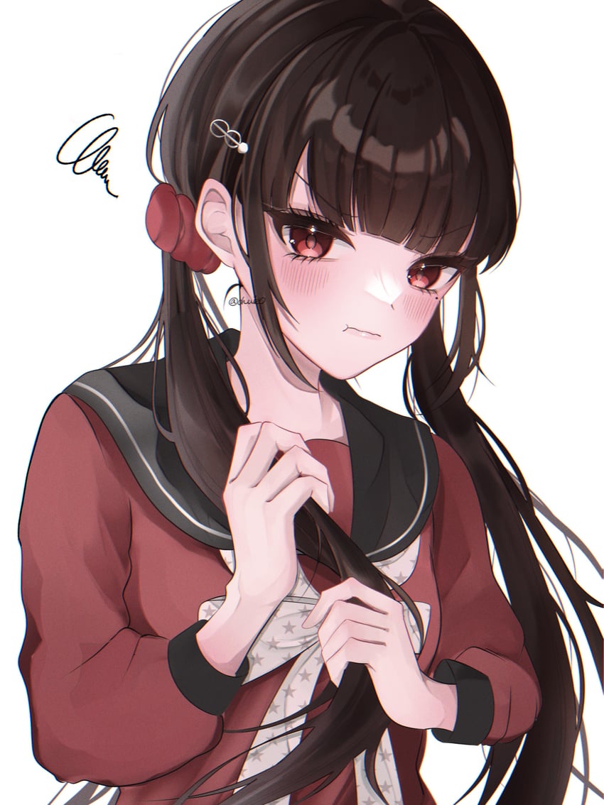 harukawa maki (danganronpa and 1 more) drawn by o_soba_(soba3ly)