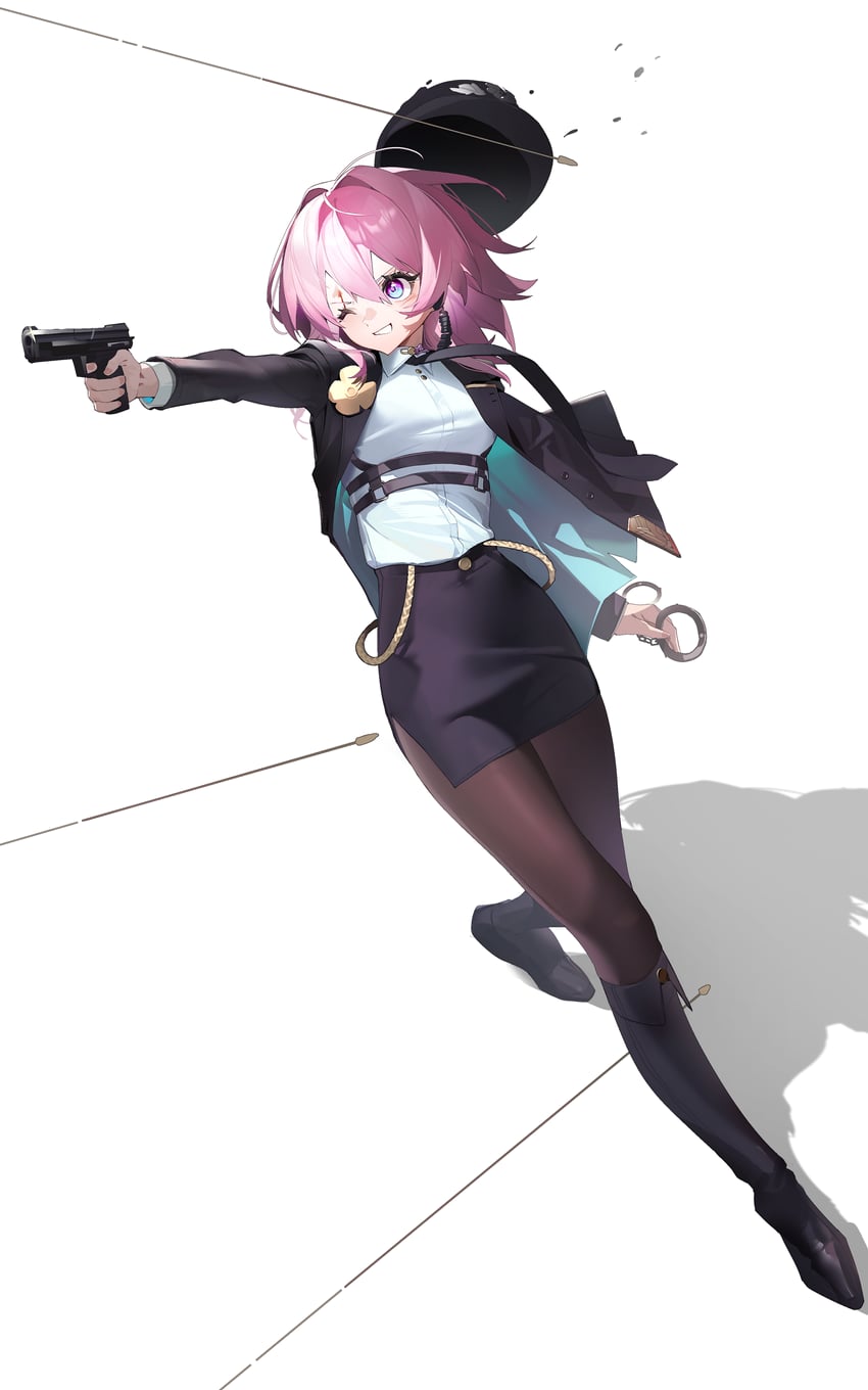 march 7th (honkai and 1 more) drawn by cool_est