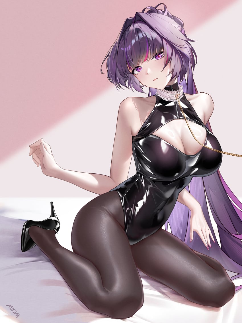 raiden mei (honkai and 1 more) drawn by maho_shi_ma