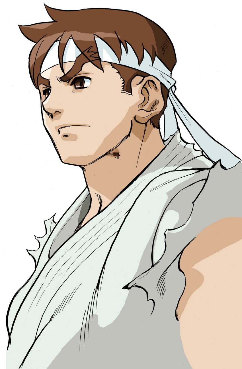 ryu (street fighter and 1 more) drawn by bengus