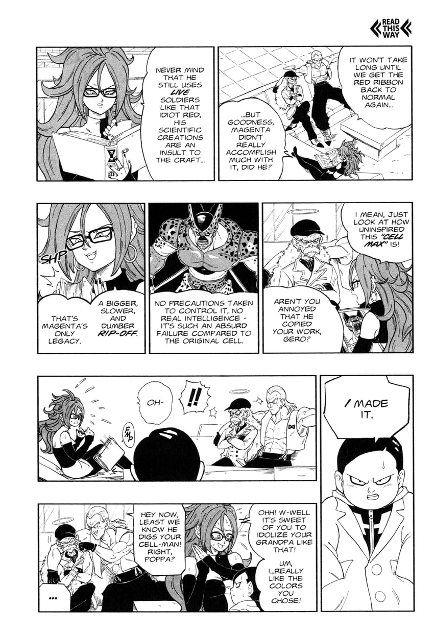 android 21, dr. gero, cell max, dr. hedo, and android 13 (dragon ball and 4 more) drawn by silverwoodwork