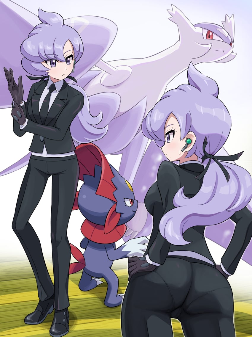 latios, weavile, anabel, and mega latios (pokemon and 1 more) drawn by pokemoa