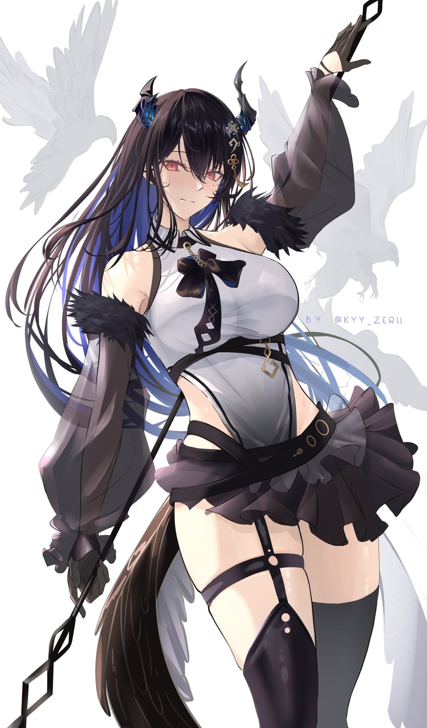 nerissa ravencroft (hololive and 1 more) drawn by kyy_zeru