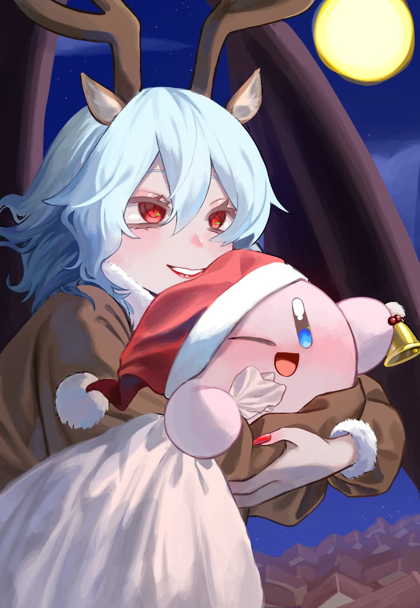 remilia scarlet and kirby (touhou and 1 more) drawn by shake_wo_san