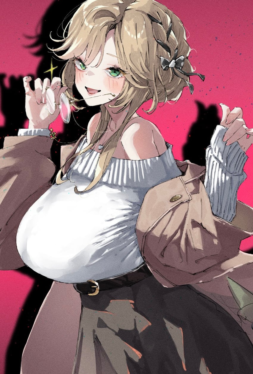 ade (goddess of victory: nikke) drawn by hii_(motorholic)