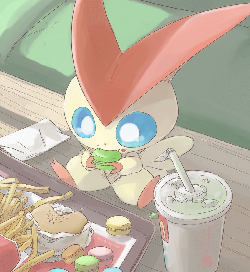 victini (pokemon and 1 more) drawn by myuutau_tadakichi