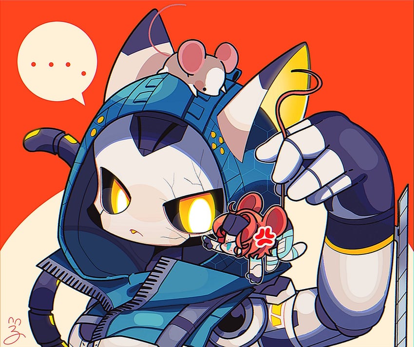 ash and horizon (apex legends) drawn by edorai