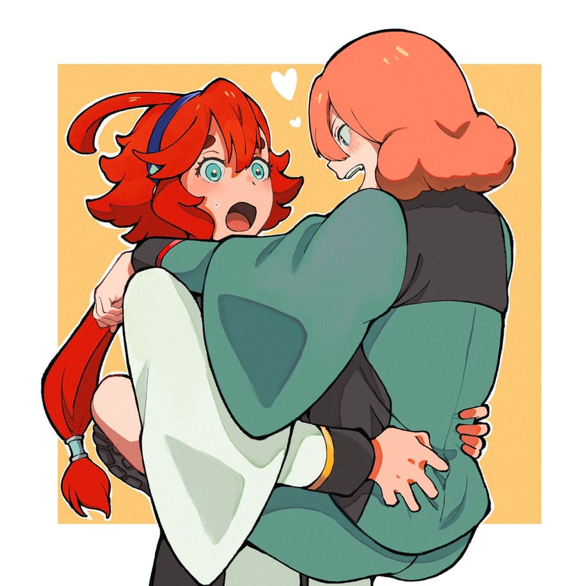 suletta mercury and sophie pulone (gundam and 1 more) drawn by suiseikaro