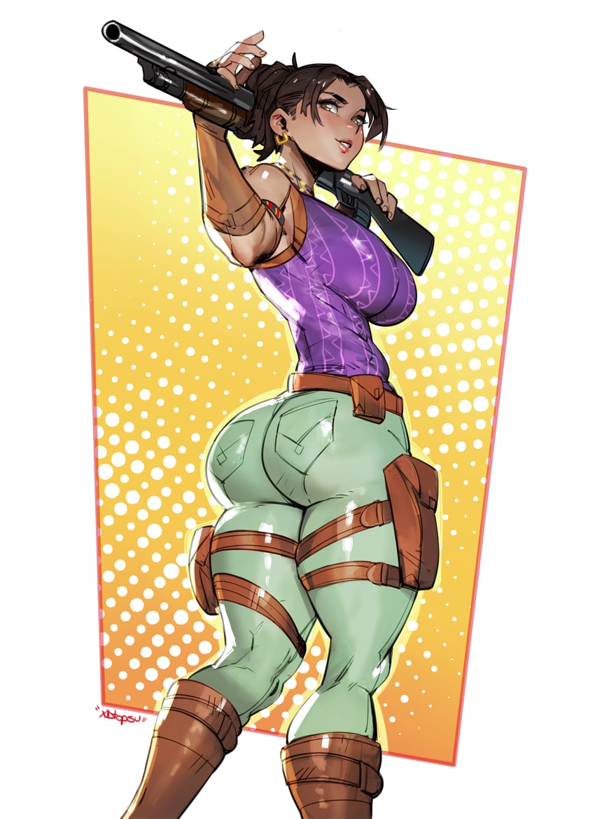 sheva alomar (resident evil and 1 more) drawn by topsu
