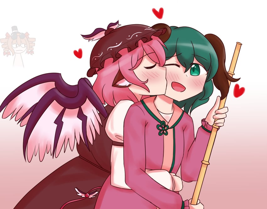 mystia lorelei, kasodani kyouko, and yorigami jo'on (touhou) drawn by avian_zebra