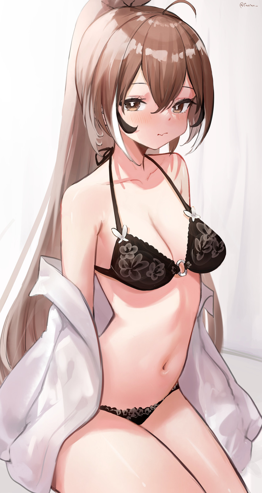 nanashi mumei (hololive and 1 more) drawn by raeran