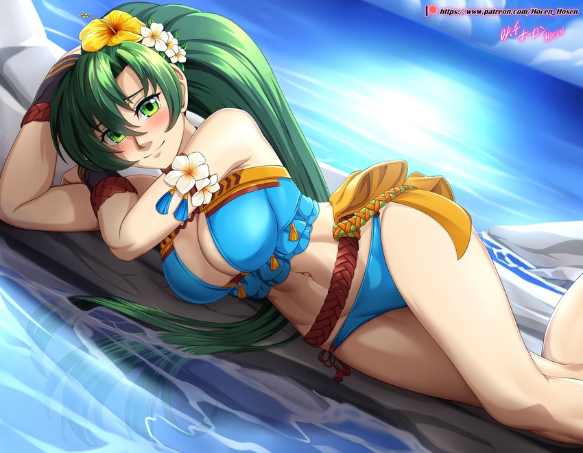 lyn (fire emblem and 2 more) drawn by vilde_loh_hocen