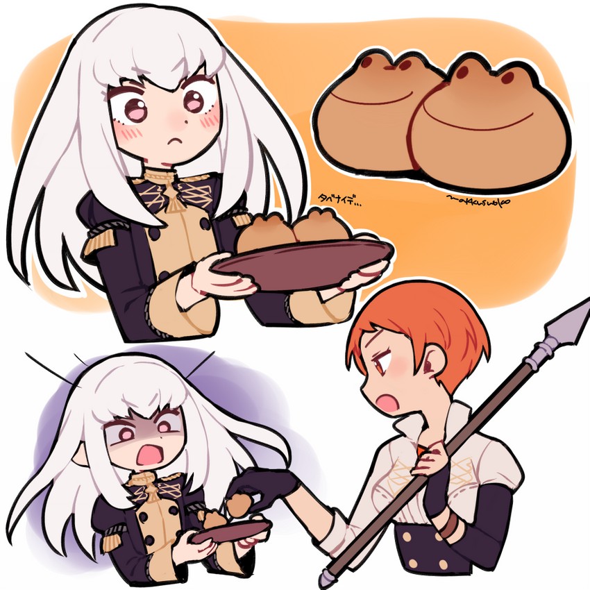lysithea von ordelia and leonie pinelli (fire emblem and 1 more) drawn by do_m_kaeru