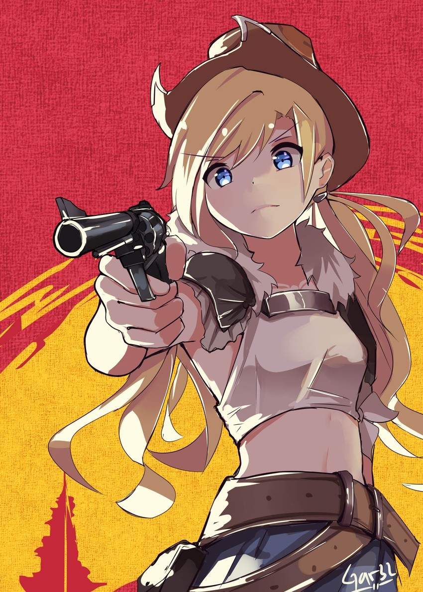 colt revolver (girls' frontline and 1 more) drawn by gar32