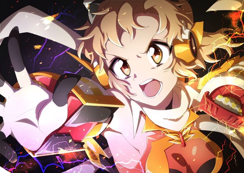 tachibana hibiki (senki zesshou symphogear and 1 more) drawn by yukitsuba_hina