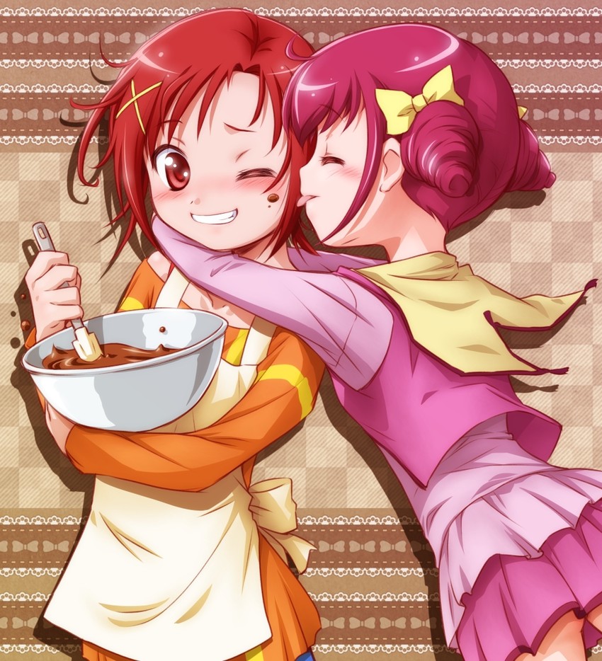 hino akane and hoshizora miyuki (precure and 1 more) drawn by cpro