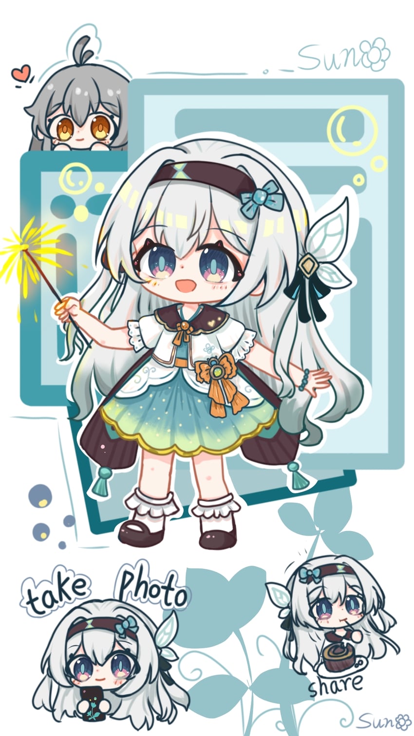 trailblazer, firefly, and stelle (honkai and 1 more) drawn by xinjinjumin0997968