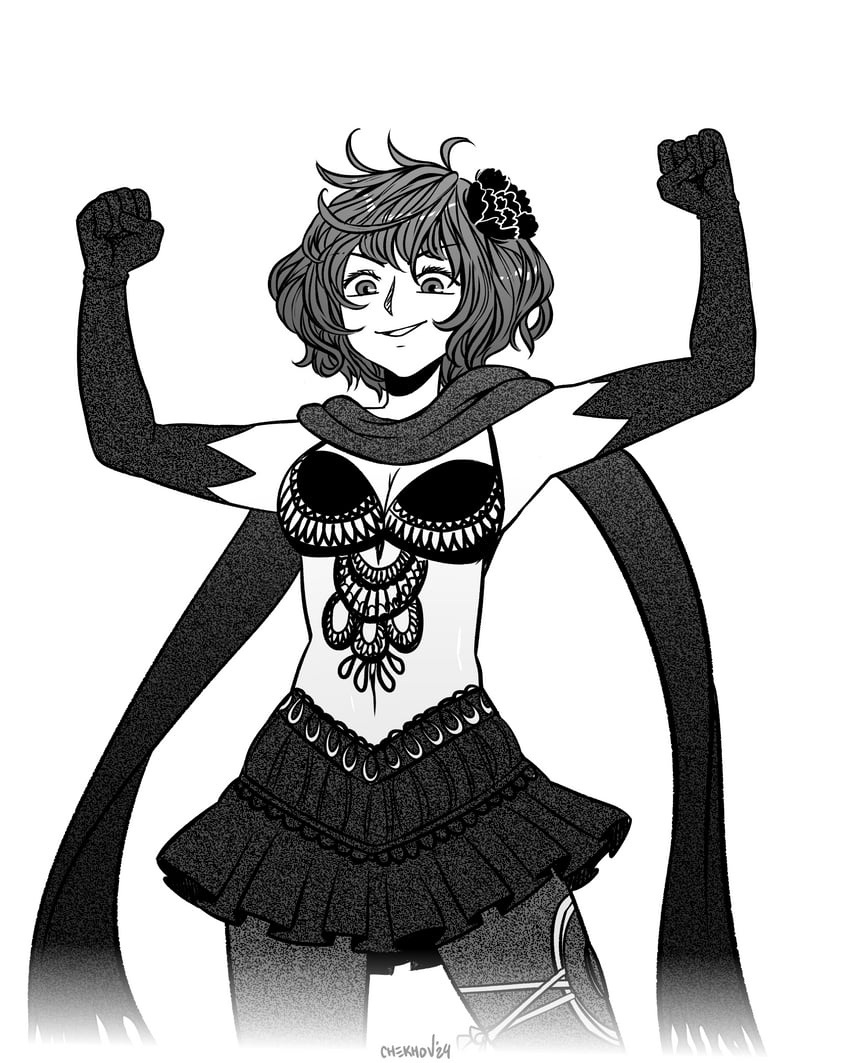 two (drag-on dragoon and 1 more) drawn by chekhov