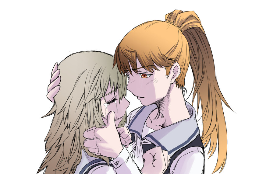 kureha yuna and kirari hikaru (mahou shoujo madoka magica and 1 more) drawn by mura_(kiyohime)
