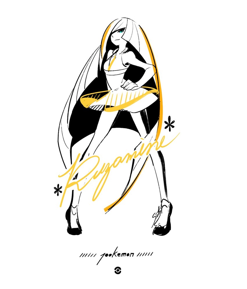 lusamine (pokemon and 1 more) drawn by seto_(asils)