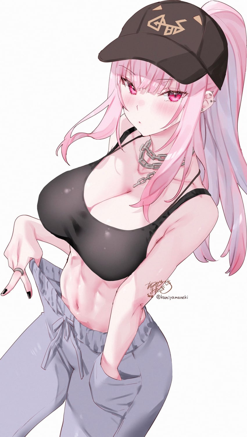 mori calliope (hololive and 1 more) drawn by kamiya_maneki