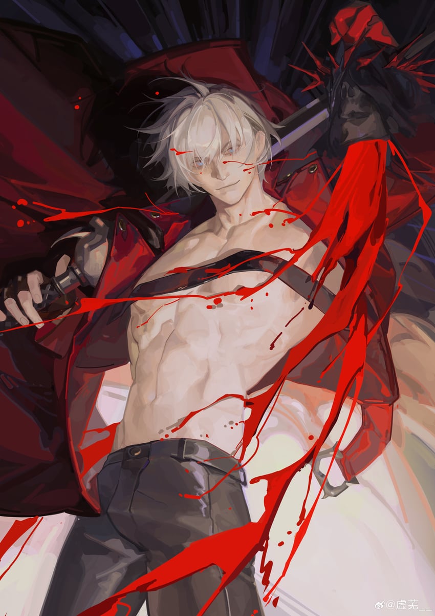 dante (devil may cry and 1 more) drawn by sin_node