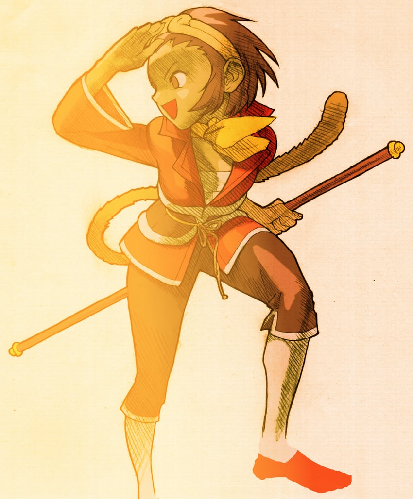 sonson (marvel vs. capcom and 2 more) drawn by bengus