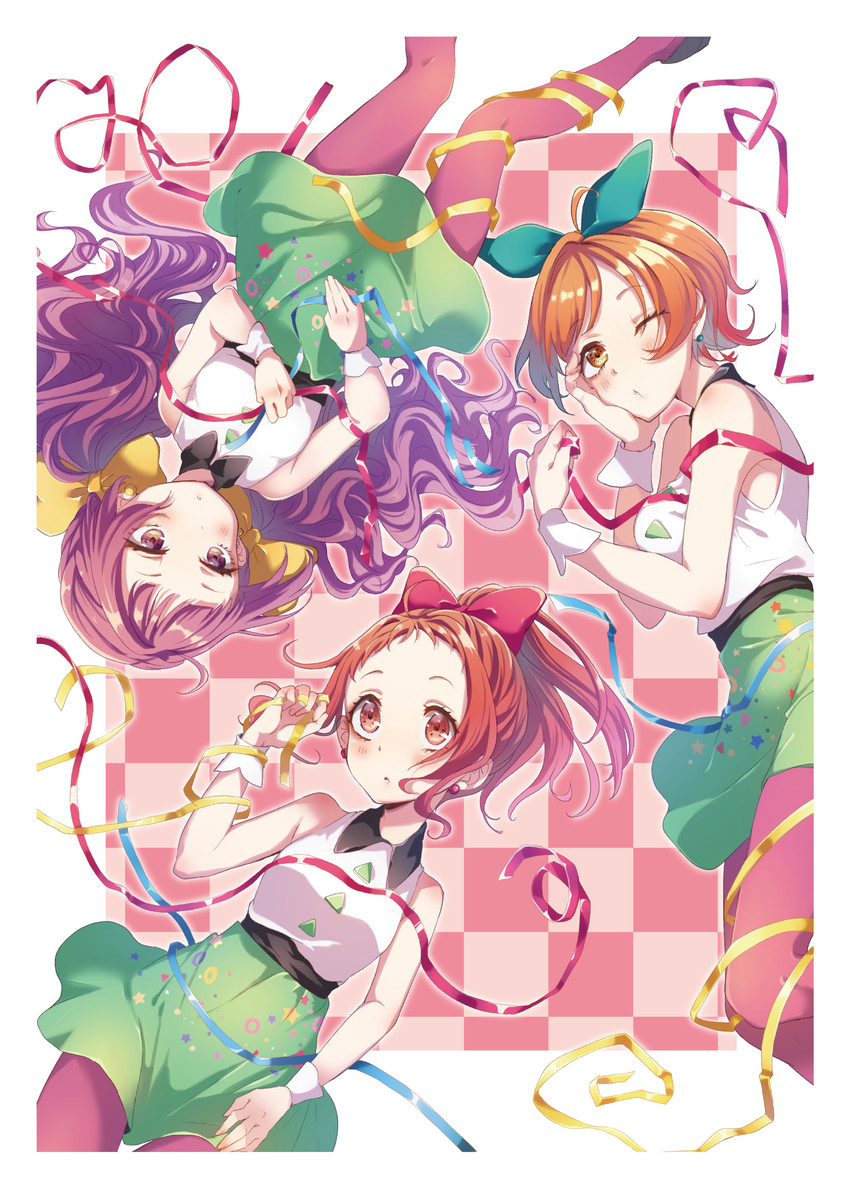 harumi kajika, harumi shinju, and harumi sawara (tokyo 7th sisters) drawn by chiigo