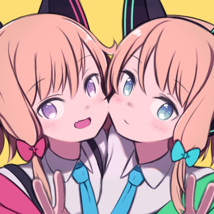 momoi and midori (blue archive) drawn by an_apple_akaao