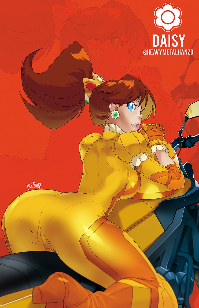 princess daisy (mario and 1 more) drawn by metalhanzo