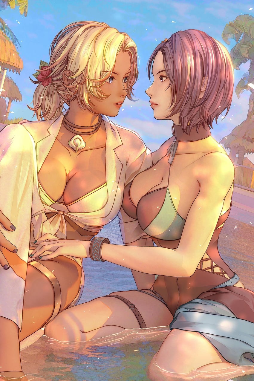 shamir nevrand and catherine (fire emblem and 2 more) drawn by irisl
