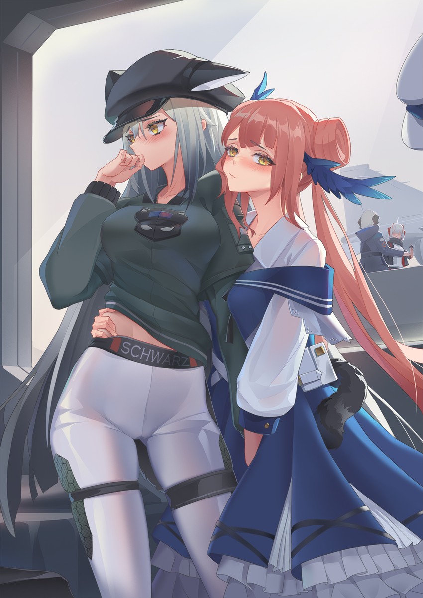 doctor, w, schwarz, and ceylon (arknights) drawn by sima_naoteng