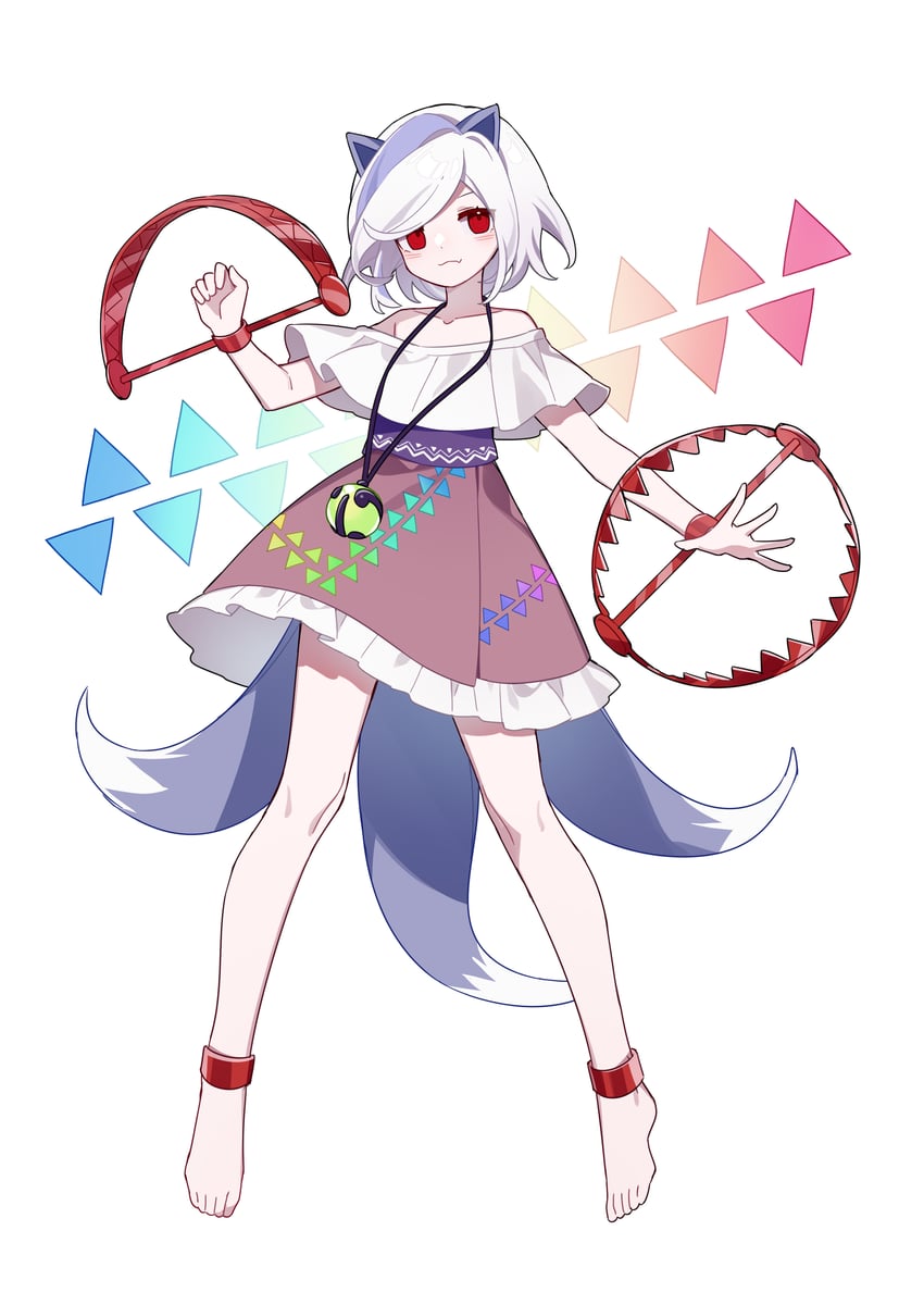 mitsugashira enoko (touhou and 1 more) drawn by bing_zizi