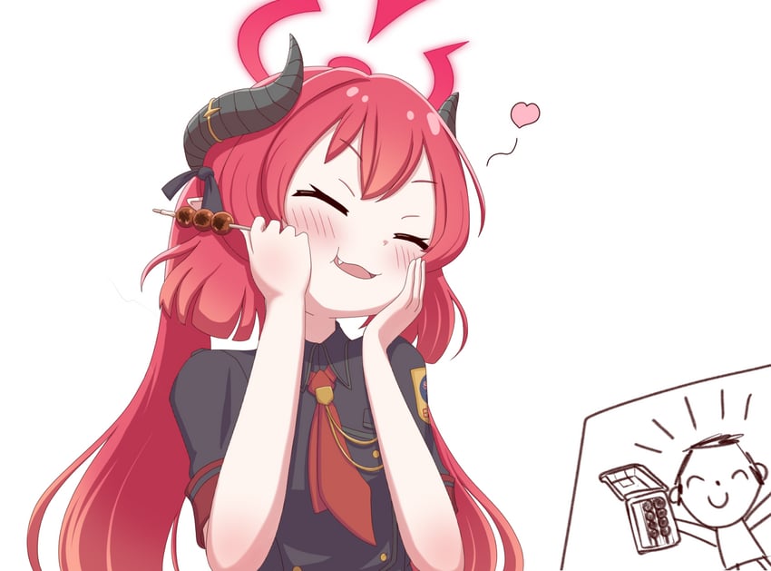 sensei, doodle sensei, and junko (blue archive) drawn by mugisepa