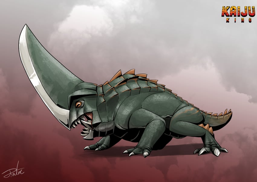 guiron (gamera and 1 more) drawn by gugenheim98