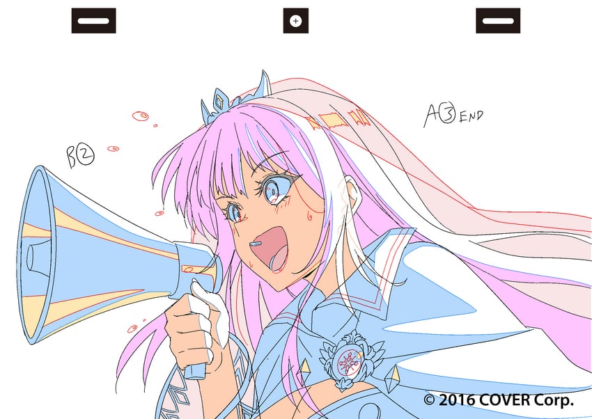 mori calliope (hololive and 2 more) drawn by kay_yu