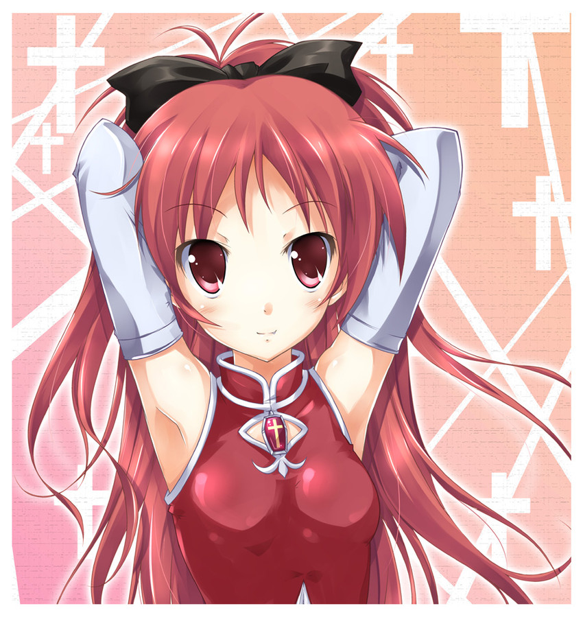 sakura kyoko (mahou shoujo madoka magica) drawn by fujimoto_akio