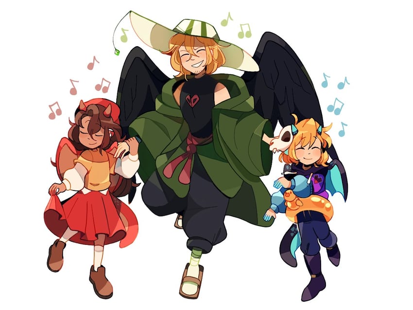 ph1lza, tallulah, and chayanne (minecraft youtube and 1 more) drawn by sleepy_cheeky
