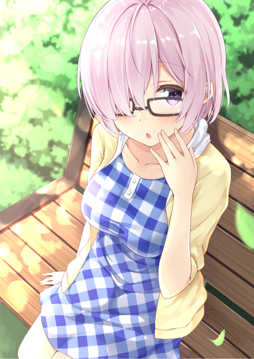 mash kyrielight (fate and 1 more) drawn by karutamo