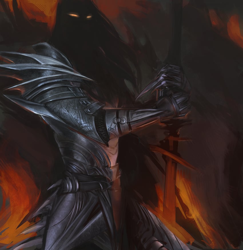 morgoth (tolkien's legendarium and 1 more) drawn by anastasiyacemetery